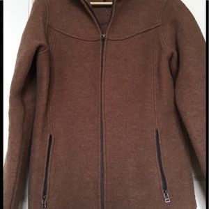 Ibex Boiled Wool Coat, L